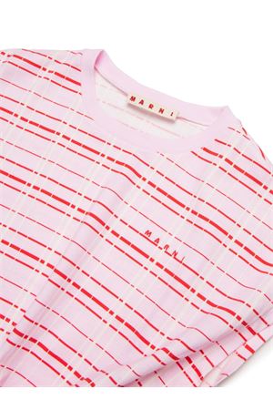 top in cotone rosa MARNI KIDS | M01452M00US0M347